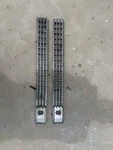 Two L&r 1941 Cadillac Hood Side Grilles With Emblems 1440925 1440926. Fixed Price $180.00.