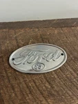 Vintage Ford 85 Hood Side Emblem Oval 1938-9 V8 Flathead Truck. Fixed Price $44.50.