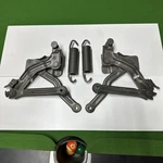 Mercedes Benz W126 C126 Sel Sec Hood Hinges Right & Left Original Set #1. Fixed Price $325.66.