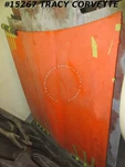 1965 Corvette Hood Gm# 3857463 Small Block Fiberglass 1966 1967 Orange. Fixed Price $899.00.