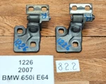 04-10 Oem Bmw E63 E64 645CI 650I Front Passenger Upper Lower Door Hinge Set. Fixed Price $49.95.