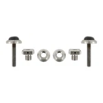 E7ZZ-16763-S Scott Drake Hood Bumper, Adjustable, Stainless Steel, Pair. Fixed Price $29.92.
