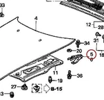 Genuine Honda 60120-S2A-000ZZ Hood Hinge. Fixed Price $65.00.