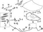 Genuine Lexus Hood Latch Striker Plate 53580-78010. Fixed Price $82.14.