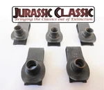 46-80 Ford 5PK 3/8-16 Extruded Fender U-nuts Clips Hood Body Panel Trunk Console. Fixed Price $12.09.