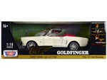 1964 1/2 Ford Mustang Convertible White With Red Interior James Bond 007 "goldfi. Fixed Price $78.06.