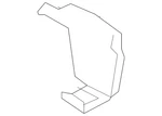 Genuine Mazda Hood Latch Support Bracket KB7W-52-150. Fixed Price $17.48.