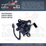 Lexus RX450H 2021 Hood Latch Lock Assembly Oem 53510-48251 / 53510-0E130. Fixed Price $75.00.