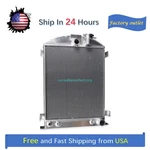 New All Aluminum Radiator Fit Ford-model CHEVY-V8-ENGINE 1937-1938 3ROWS. Fixed Price $138.99.
