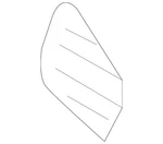 Genuine Audi Dashboard Air Vent Trim 80B-819-793-AY2. Fixed Price $76.14.