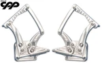 1964-66 Ford Mustang Eddie Motorsports MS149-80M Billet Aluminum Hood Hinges. Fixed Price $677.00.