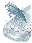 New Volkswagen Arteon 3H7 Lid Lock Cable Grip Lhd 3G0823533ZA2 Original. Fixed Price $38.54.