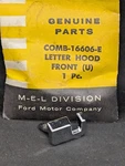 Nos 1960 Mercury Monterey Montclair Comet Hood Emblem Letter Nameplate. Fixed Price $33.24.