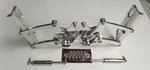 Billet Hood Hinge Kit Pair Left And Right Side Ford Mustang 1967-1969 Polish. Fixed Price $169.98.