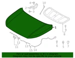 Genuine Oem Front Hood Panel For 2020-2025 Hyundai Venue 66400K2010. Fixed Price $680.90.