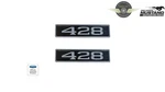 1969 Mustang Torino Fairlane Ranchero 428 Hood Scoop Emblems Pair C9ZZ-16637. Fixed Price $75.99.