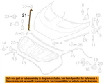 Hyundai Oem 2012 Veloster Hood-lift Support Strut Shock Prop Arm 811702V000. Fixed Price $31.48.