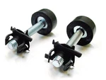 1967-88 Gm Buick Hood Adjustment Levelers Bolts Rubber Bumpers & Twist Lock Nuts. Fixed Price $21.77.