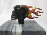 Flaming Skull Hand Painted Ratrod Hotrod Car Hood Ornament. Fixed Price $50.70.