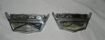 Pair 1960 Oem Ford Galaxie Chrome Hood Emblem Bezel #COAB-16644. Fixed Price $44.99.
