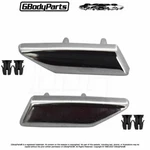 81-88 Cutlass Top Of Fender Hood Trim Extension Chrome Molding W/hdw Pair. Fixed Price $48.95.