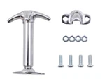 New Chrome Hood Latch Set (2) For 68-71 Jeepster Commando. Fixed Price $18.99.