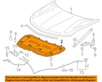 Gm Oem 18-23 Traverse Hood Components-insulator 23165698. Fixed Price $286.14.