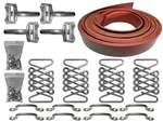 Hot Rod Merlot Leather Hood Strap Dlx Aftermarket Kit, Stainless Steel Hardware. Fixed Price $389.99.
