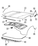 Genuine Mopar Hood Bumper 5054227AA. Fixed Price $8.44.