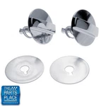 69-72 Cutlass / 442 Ram Hood Pin New Chrome Twists Locks Reproduction Pair. Fixed Price $119.99.