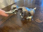 Chrome Convoy Duck/deathproof Angry Hood Ornament. Blemished.. Fixed Price $140.00.