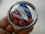 New Oem Nos Gm 1973 1974 Buick Lesabre Hood Ornament Emblem Badge Tri Shield. Fixed Price $85.00.