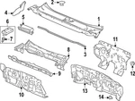 Genuine Honda Hinge Cover 74271-30A-A00. Fixed Price $8.36.