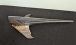 Vintage 1955 Lincoln Capri Hood Ornament #BT-16868-A , 17.5" Length. Fixed Price $112.50.