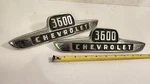 1955 Chevrolet 3600 Hood Side Emblems Pair Original Look. Fixed Price $75.00.