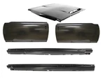 New Set Of 5 Rocker Panel Door Shell Hood Amd Fits Plymouth Satellite. Fixed Price $5038.88.
