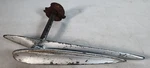 1938 Ford Car Hood Ornament Handle Coupe Sedan Convertible Woody 81A-8218-B. Fixed Price $125.00.