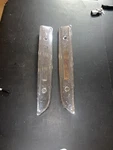 1968 Barracuda Hood Inserts Mopar Pn 2786642 & 2786643. Fixed Price $84.98.