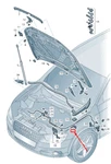 New Audi RSQ3 Hood Anti-theft Guard Cover 8U1805699 8U1-805-699. Fixed Price $18.60.