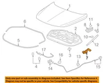 Gm Oem 17-19 Lacrosse Hood Components-rear Seal 26218231. Fixed Price $45.18.