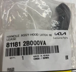 Kia Genuine Parts 81181-2B000VA Release Handle 2011-2016. Fixed Price $15.12.