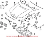 Genuine New Driver Left Hood Safety Lock Catch With Release For Bmw E46. Fixed Price $34.48.