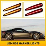 Front Rear & Led Smoked Side Marker Lights For Chevy Corvette C6 Amber/red. Fixed Price $63.64.
