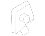 Genuine Porsche Hood Release Handle Bracket 958-823-633-00. Fixed Price $35.15.