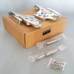 Polished Hood Hinges Kit Aluminum 1964-1966 Ford Mustang 64-65 Falcon Comet. Fixed Price $339.99.