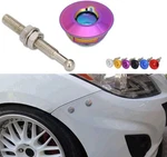 Universal Low Profile Hood Pins - 1.25" Quick Release Aluminum & Stainless Steel. Fixed Price $16.99.