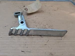 1940 Desoto Deluxe Custom S7 Left Chrome Hood Lock Handle Good Used. Fixed Price $75.00.