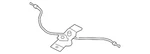 Genuine Audi Release Cable 8W0-823-529-E. Fixed Price $44.69.