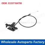 51237164798 Engine Hood Latch Release Cable Black For 2007-2014 Bmw X5. Fixed Price $15.99.