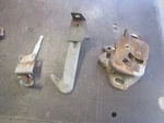 64 65 66 Barracuda Valiant Hood Latch Release Lever & Secondary Mopar Meat Hook. Fixed Price $100.00.